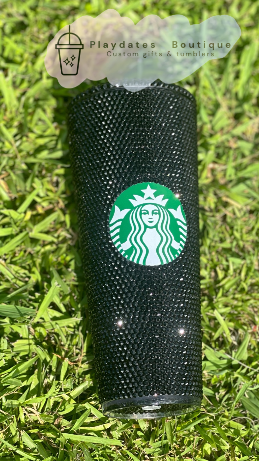 Starbucks Acrylic Rhinestone Tumbler - No Name