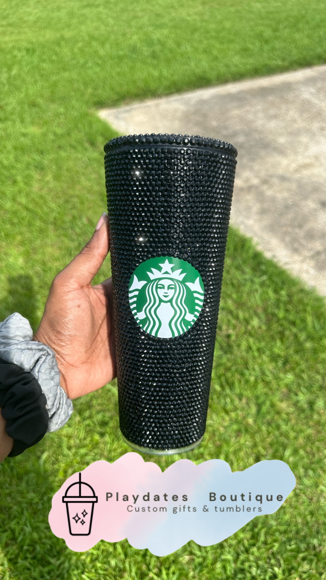 Starbucks Acrylic Rhinestone Tumbler - No Name