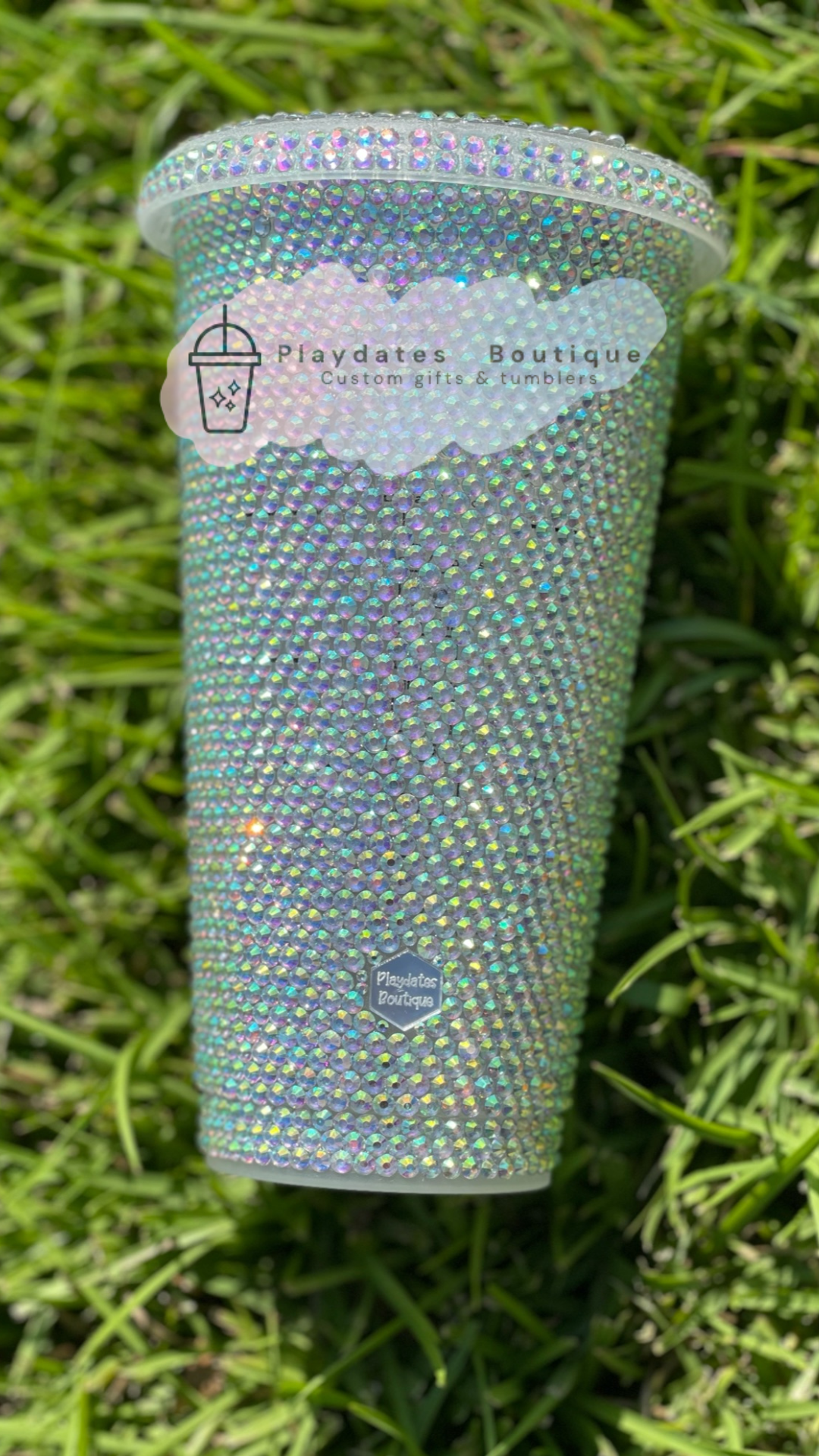 Starbucks 'Cold Cup' Rhinestone Tumbler NO NAME