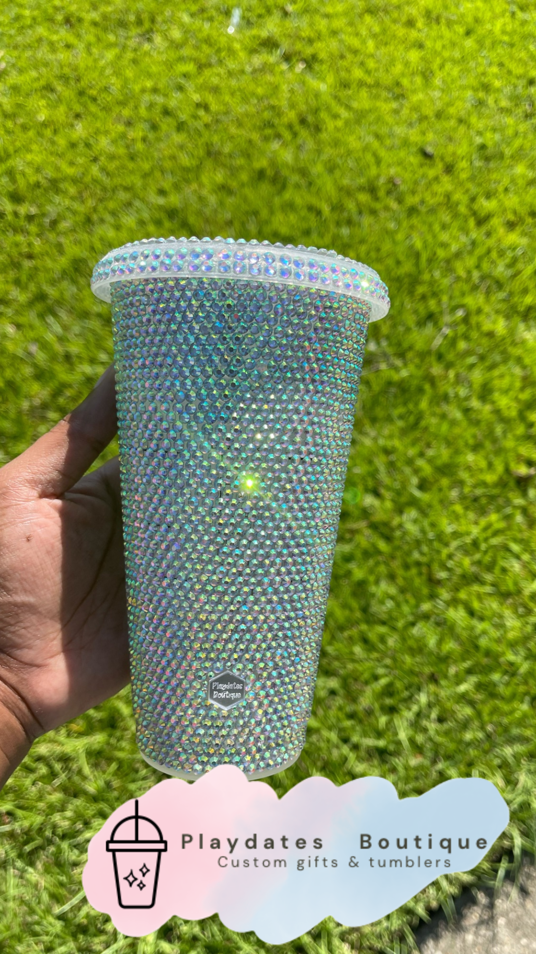 Starbucks 'Cold Cup' Rhinestone Tumbler NO NAME